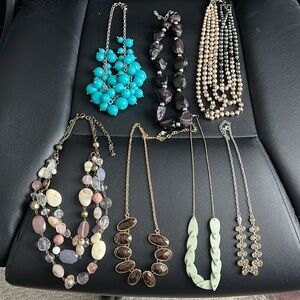 #2 variety material necklaces bundle